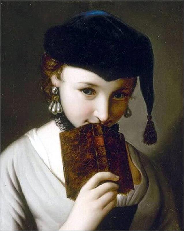 Antonio Rotari (1707-1762) - Ragazza con un libro